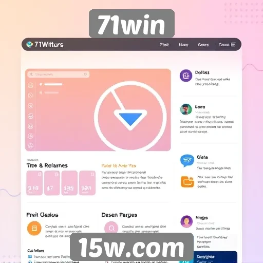 Análise da interface do usuário do site 71win
